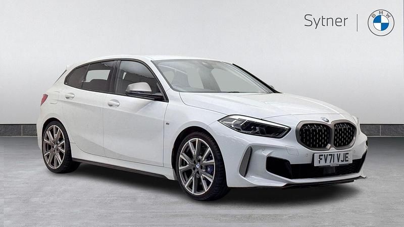 Used BMW M135 Shadowline 302 HP (222 kW) 2022 White Hatchback