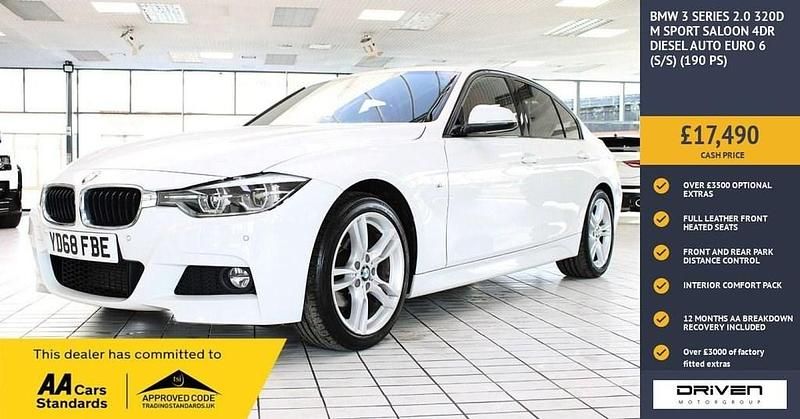 White Used 2018 BMW 320 M Sport Sedan | £17,490 (Super price) - Image 1/3