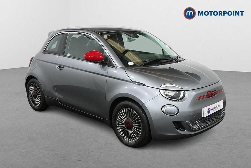 Used Fiat 500e Red 86 kW (118 HP) 2022 Grey Hatchback