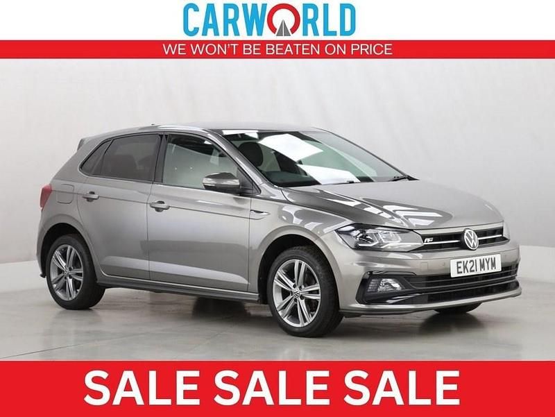 Grey Used 2021 VW Polo R-line Hatchback | £11,311 (Fair price) - Image 1/3