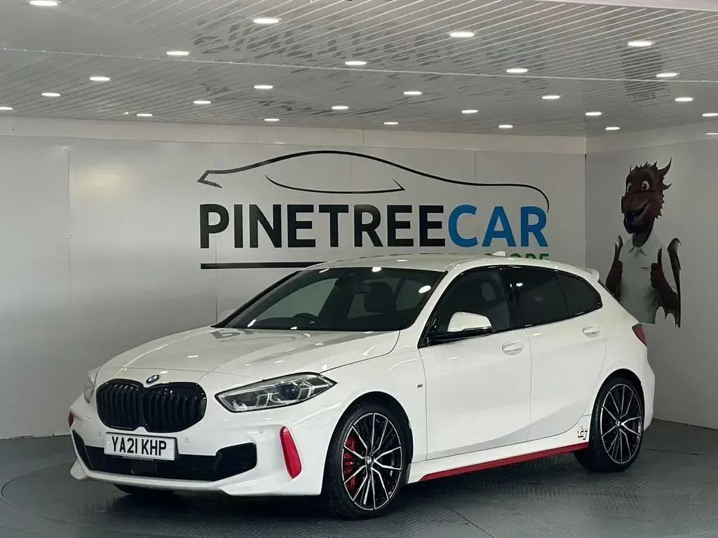 Used BMW 128 Impressive 265 HP (194 kW) 2021 White Hatchback
