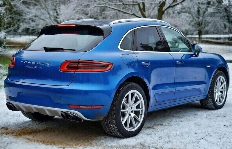 Used Porsche Macan Turbo Performance Package 2017 Blue SUV