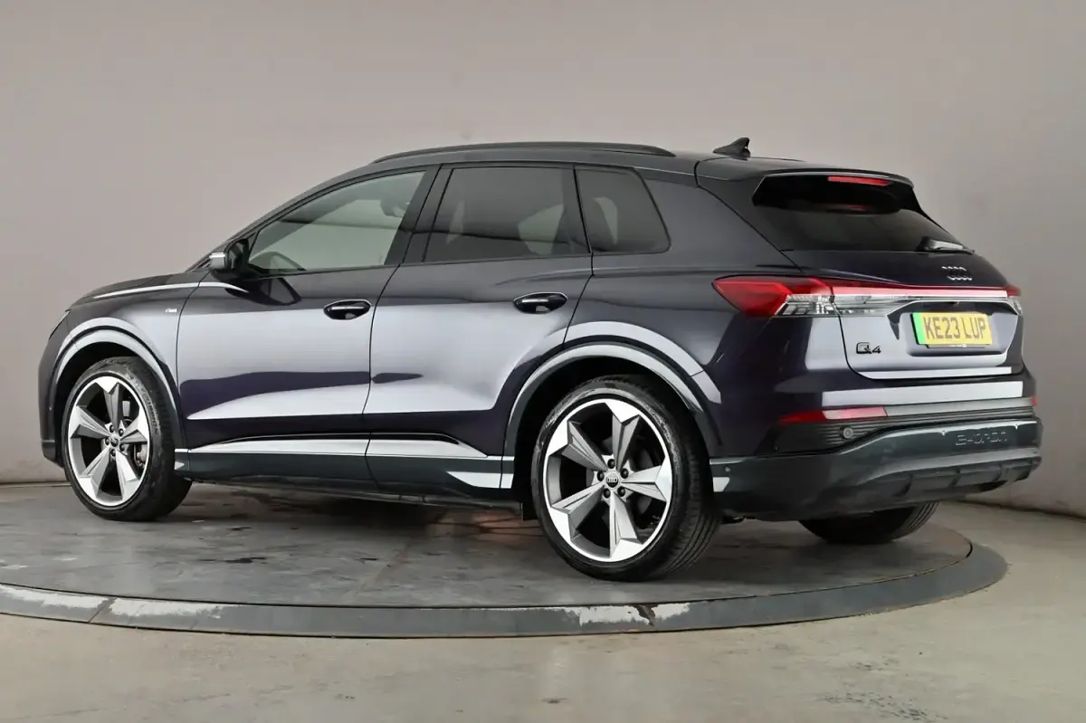 Used Audi Q4 e-tron Black Edition 150 kW (204 HP) 2023 Mauve/purple SUV