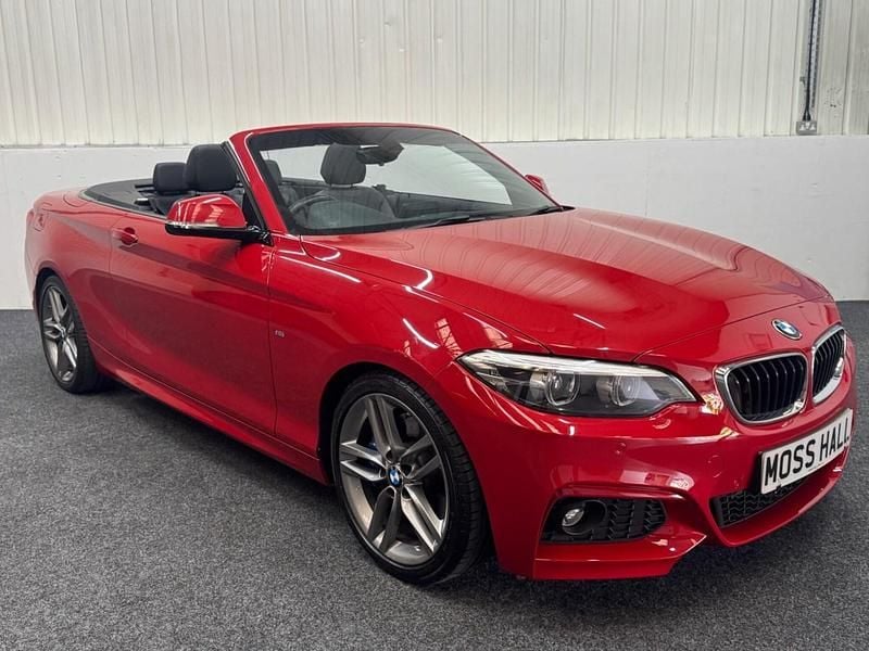 Red Used 2017 BMW 225 M Sport Cabriolet | £14,390 (Fair price) - Image 1/4