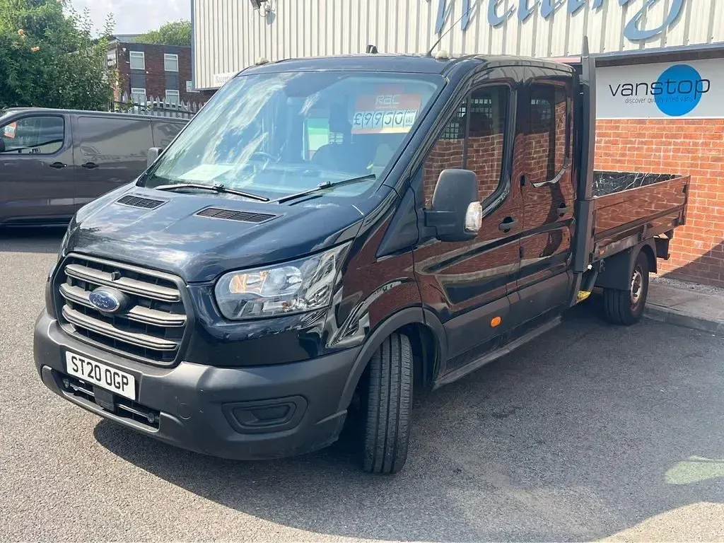 Used Ford Transit 130 HP (95 kW) 2020 Black Cabriolet