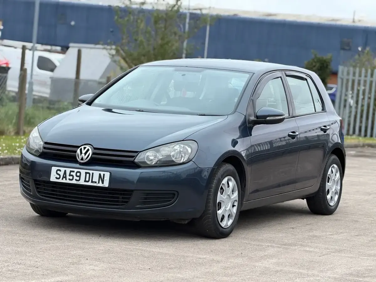 Used VW Golf VI S 105 HP (77 kW) 2009 Blue Hatchback