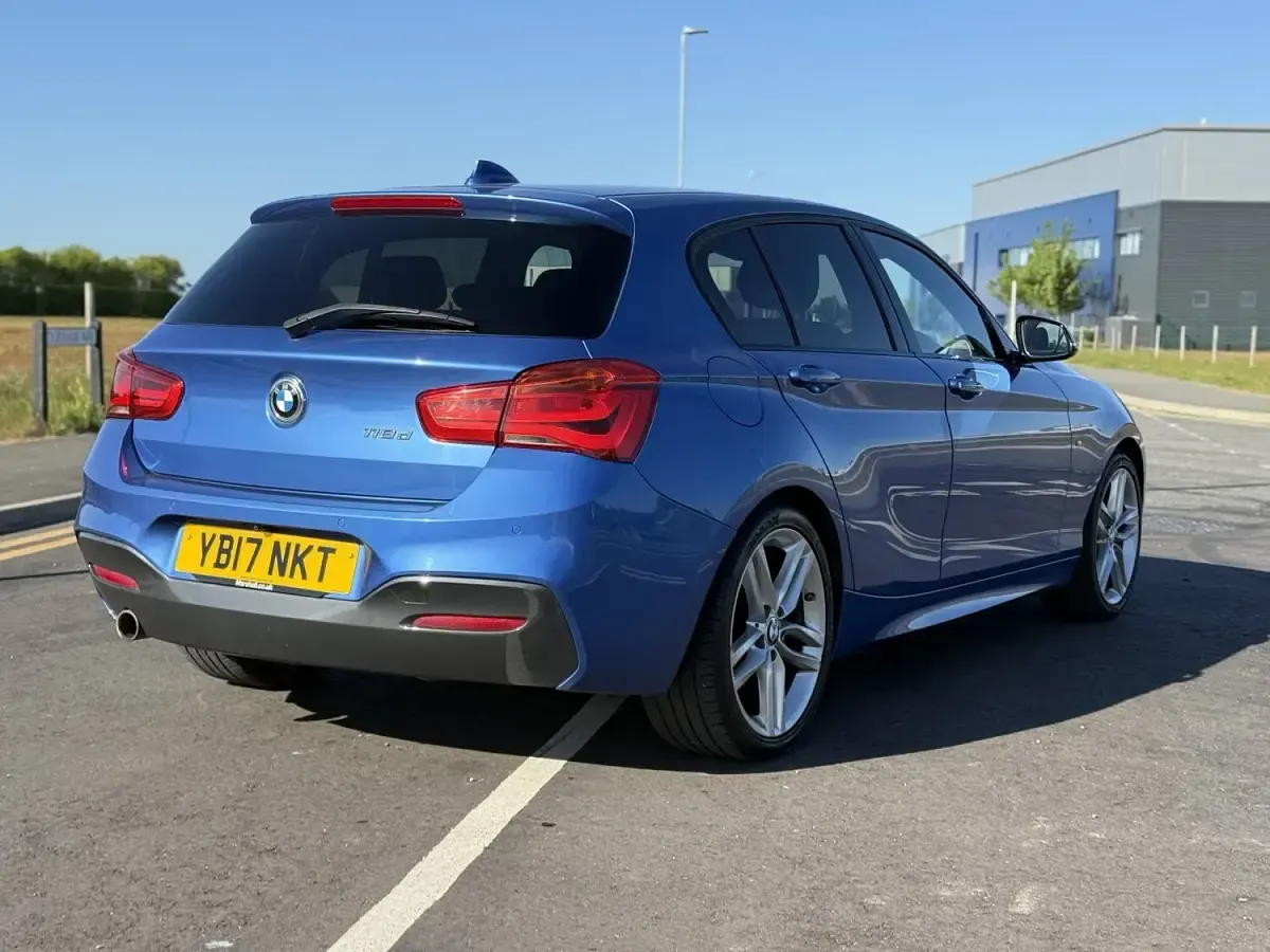 Used BMW 118 M Sport 2017 Blue Hatchback