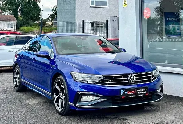 Used VW Passat R-line 2020 Blue Sedan