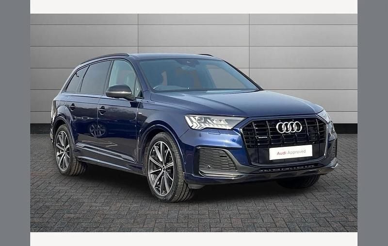 Used Audi Q7 S-Line 231 HP (169 kW) 2022 Blue SUV
