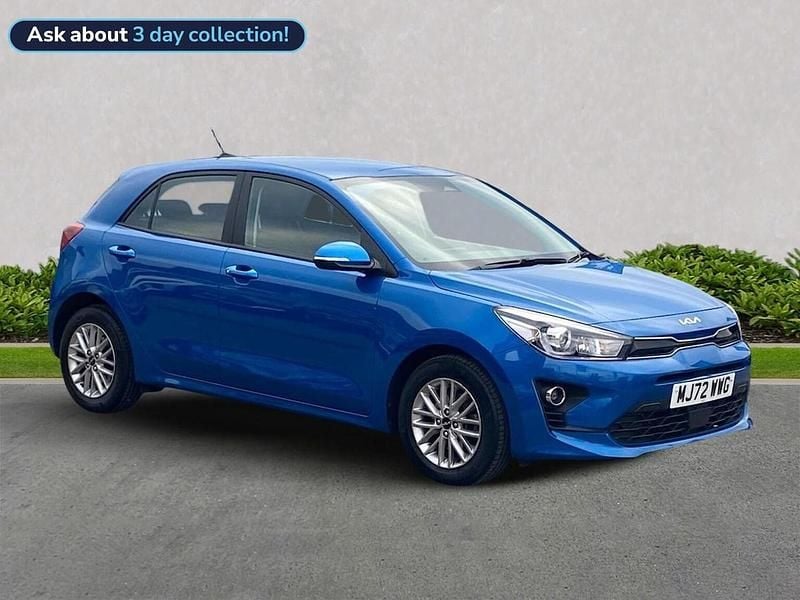 Blue Used 2022 Kia Rio Hatchback | £12,798 (Fair price) - Image 1/4