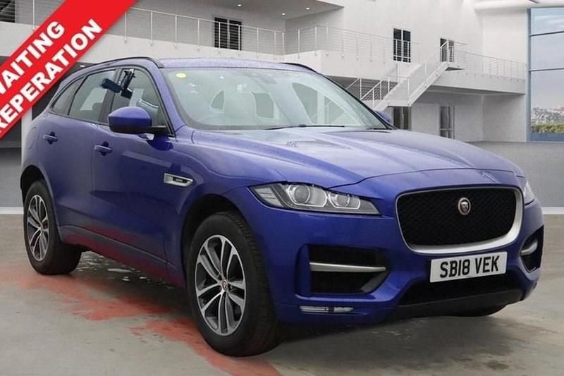 Blue Used 2018 Jaguar F-Pace R-Sport SUV | £15,199 (Good price) - Image 1/1