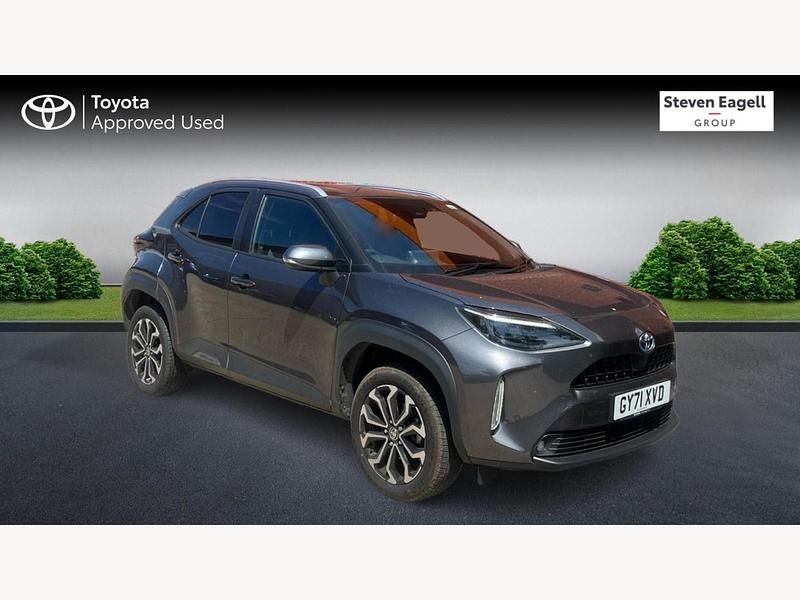 Grey Used 2021 Toyota Yaris Hybrid Design Hatchback | £18,171 (Expensive) - Image 1/3