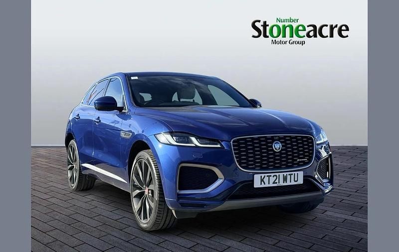 Used Jaguar F-Pace R-Dynamic 247 HP (181 kW) 2021 Blue SUV