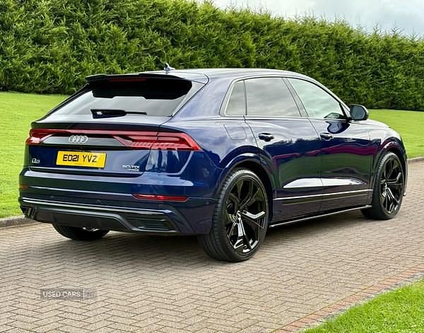Used Audi Q8 Black Edition 286 HP (210 kW) 2021 Blue SUV