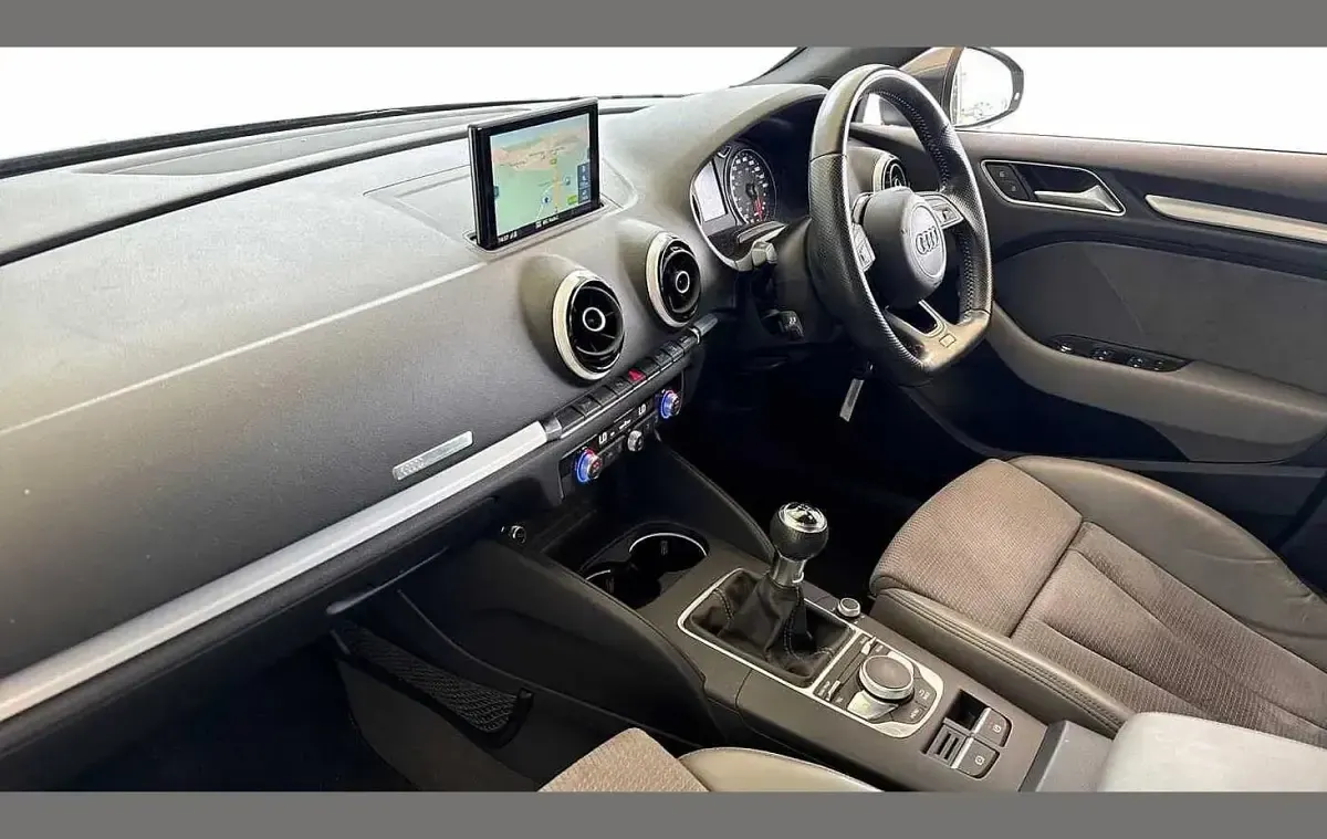 Used Audi A3 S-Line 147 HP (108 kW) 2016 Grey Hatchback