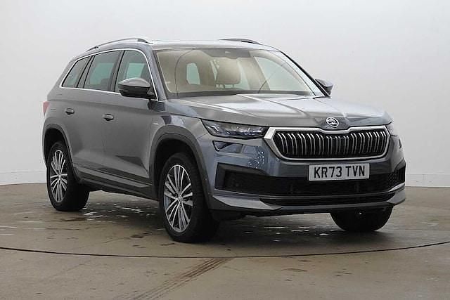 Graphite grey metallic Used 2023 Skoda Kodiaq LAURIN & KLEMENT SUV | £35,351 (A bit pricey) - Image 1/4