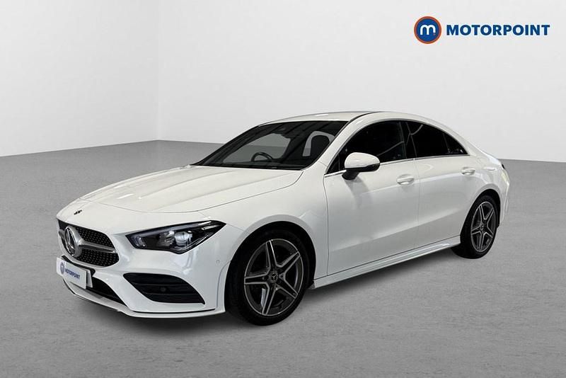 Used Mercedes CLA180 AMG line 136 HP (100 kW) 2022 White Sedan