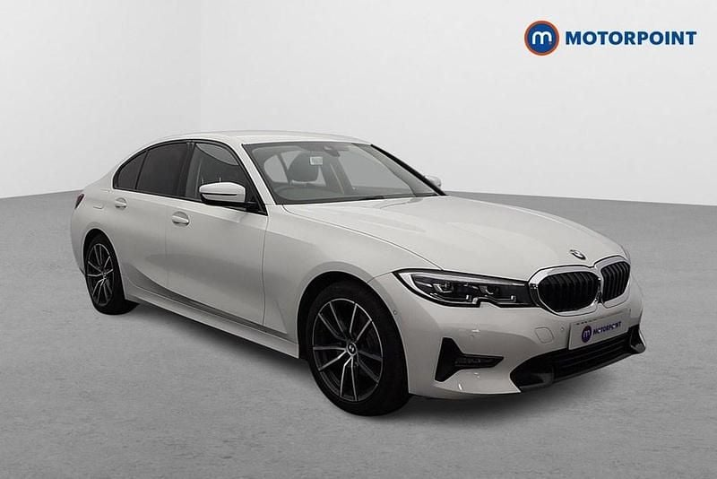 White Used 2020 BMW 320 Sport Line Sedan | £18,749 (Good price) - Image 1/4