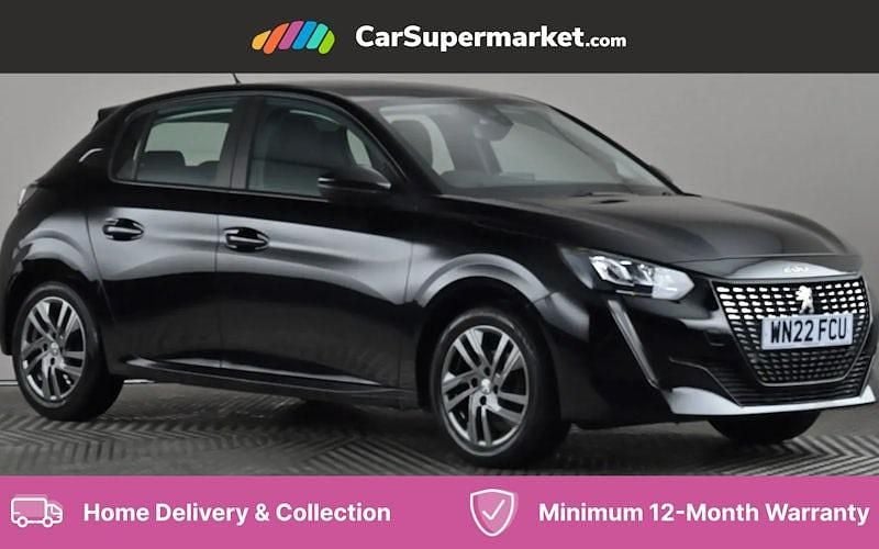 Black Used 2022 Peugeot 208 Active Premium Hatchback | £10,997 (Fair price) - Image 1/4