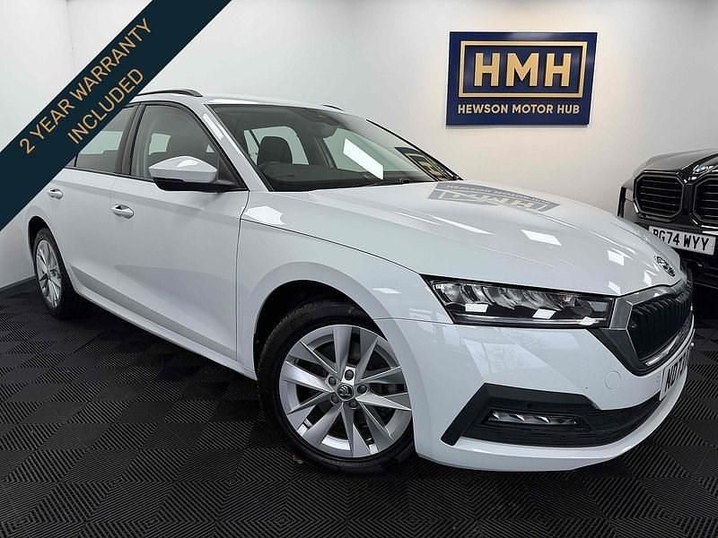 White Used 2023 Skoda Octavia SE Technology Estate | £15,500 (Good price) - Image 1/3
