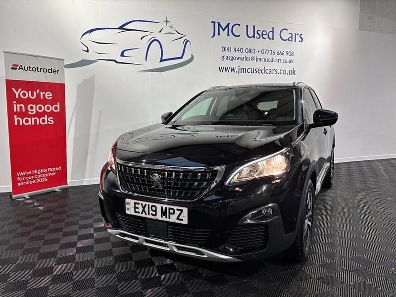 Black Used 2019 Peugeot 3008 Allure Hatchback | £11,495 (Fair price) - Image 1/2