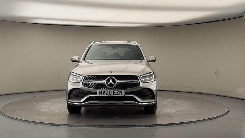 Used Mercedes GLC220 AMG line 194 HP (142 kW) 2020 Mojave silver SUV