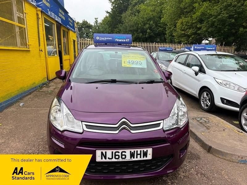 Purple Used 2016 Citroën C3 PureTech Hatchback | £3,995 (Good price) - Image 1/4