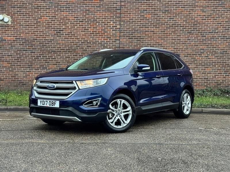 Used Ford Edge Titanium 2017 Blue SUV