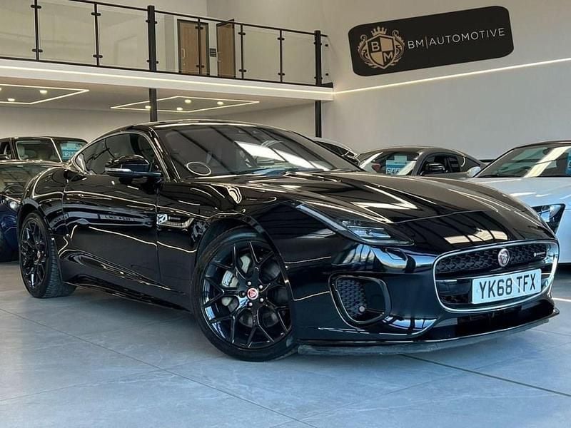 Black Used 2019 Jaguar F-Type R-Dynamic Coupe | £26,495 (Fair price) - Image 1/4
