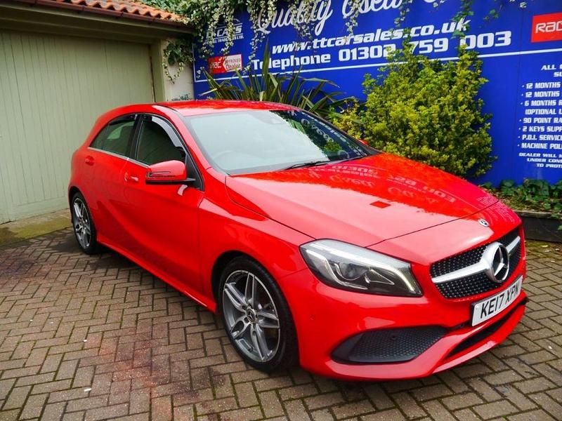 Used Mercedes A180 AMG Line Premium 2017 Red Hatchback