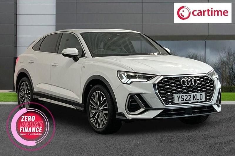 White Used 2022 Audi Q3 Sportback S-Line SUV | £20,990 (A bit pricey) - Image 1/4