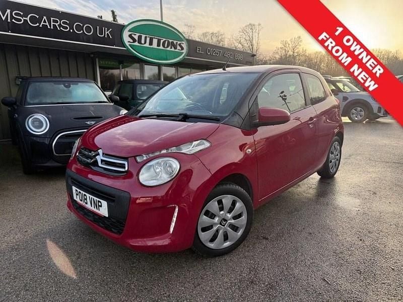 Red Used 2018 Citroën C1 Feel Hatchback | £6,995 (Fair price) - Image 1/3