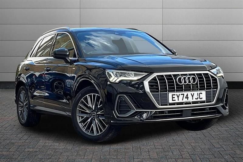 Mythos black Used 2024 Audi Q3 S-Line SUV | £32,950 (A bit pricey) - Image 1/4