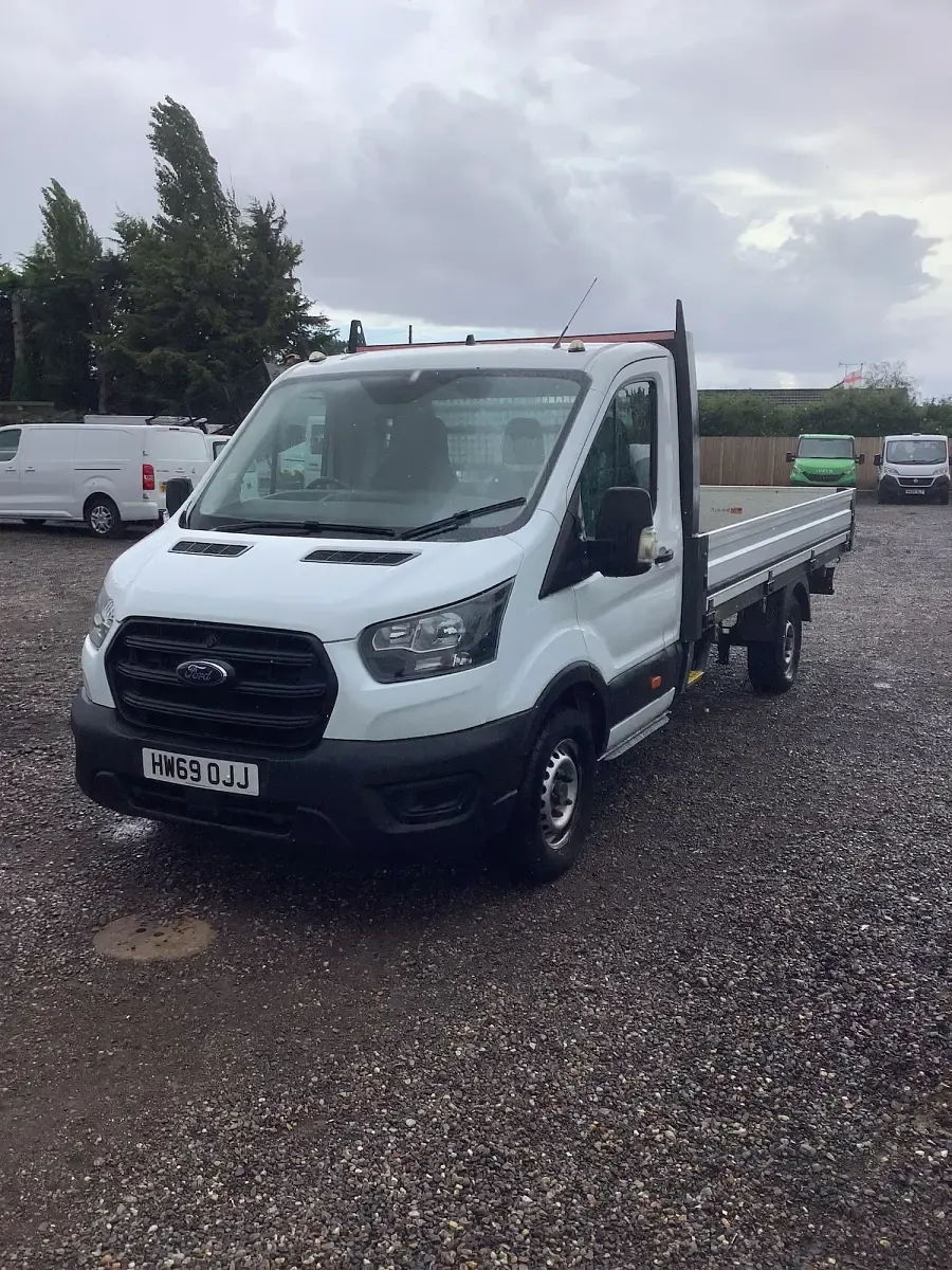 Used Ford Transit 130 HP (95 kW) 2019 White Pickup