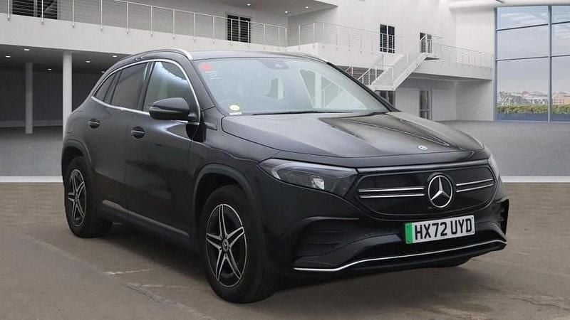 Black Used 2022 Mercedes EQA250+ AMG line SUV | £19,499 (Fair price) - Image 1/4