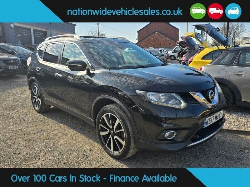 Black Used 2017 Nissan X-Trail N-Vision SUV | £8,703 (Fair price) - Image 1/4