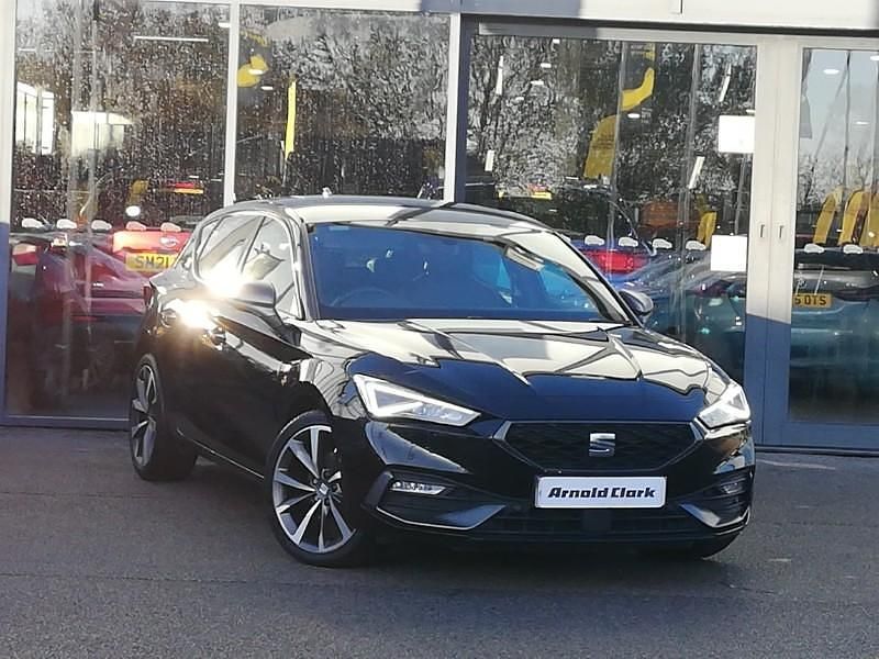 Black Used 2022 Seat Leon FR Sport Hatchback | £17,998 (A bit pricey) - Image 1/4