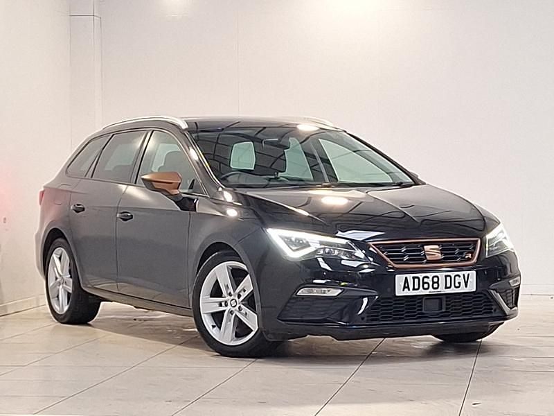 Black Used 2019 Seat Leon FR Estate | £10,498 (Fair price) - Image 1/4