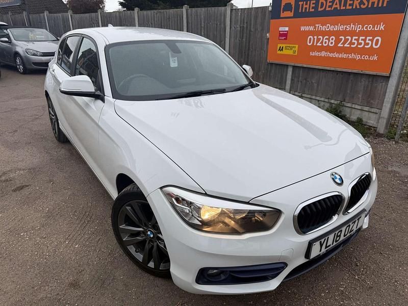 Used BMW 118 Sport Line 2018 White Hatchback
