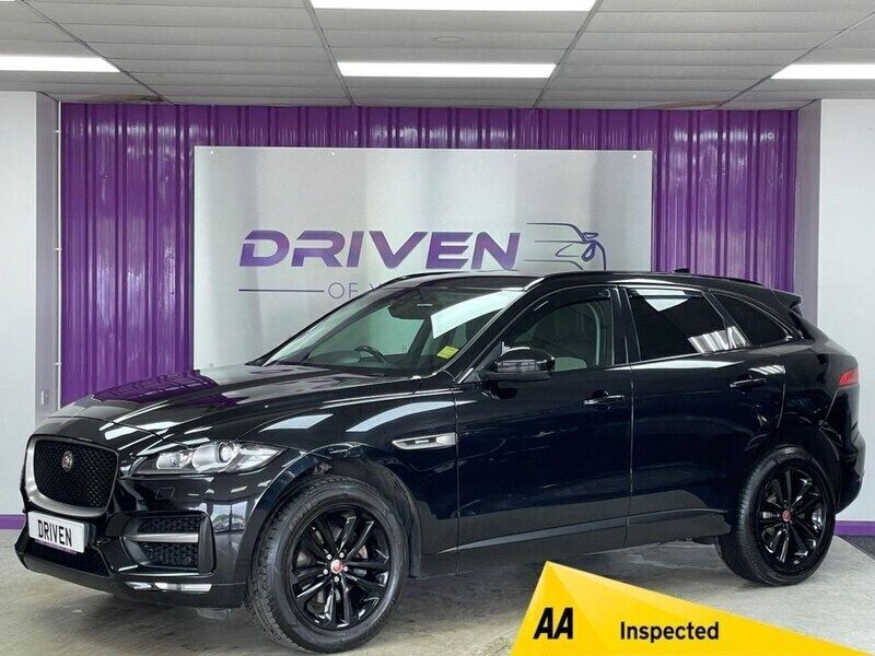 Black Used 2018 Jaguar F-Pace R-Sport SUV | £15,500 (Fair price) - Image 1/4