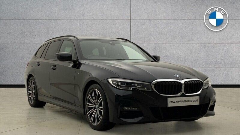 Black Used 2021 BMW 320 M Sport Estate | £26,870 (Fair price) - Image 1/4