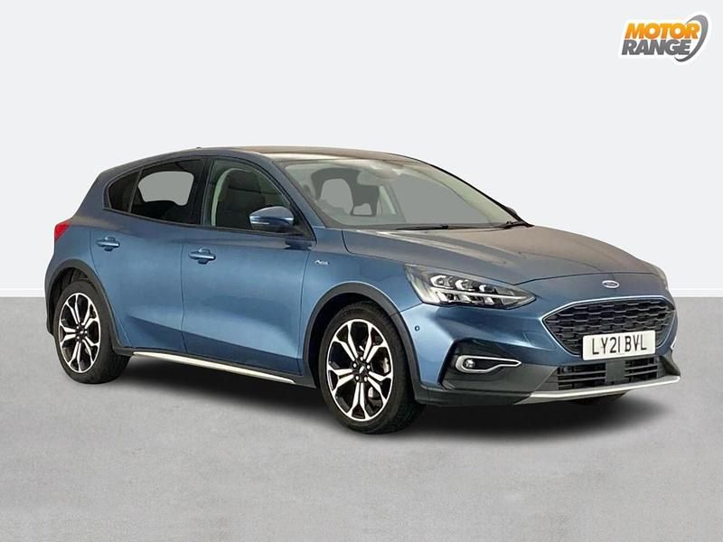 Blue Used 2021 Ford Focus Active X Hatchback | £12,895 (Fair price) - Image 1/4
