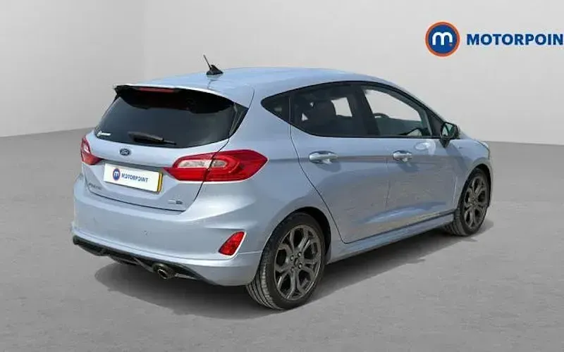 Used Ford Fiesta ST-Line 125 HP (91 kW) 2021 Blue Hatchback