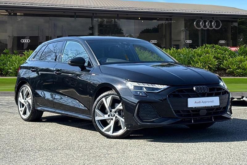 Used Audi A3 Black Edition 150 HP (110 kW) 2025 Black Hatchback