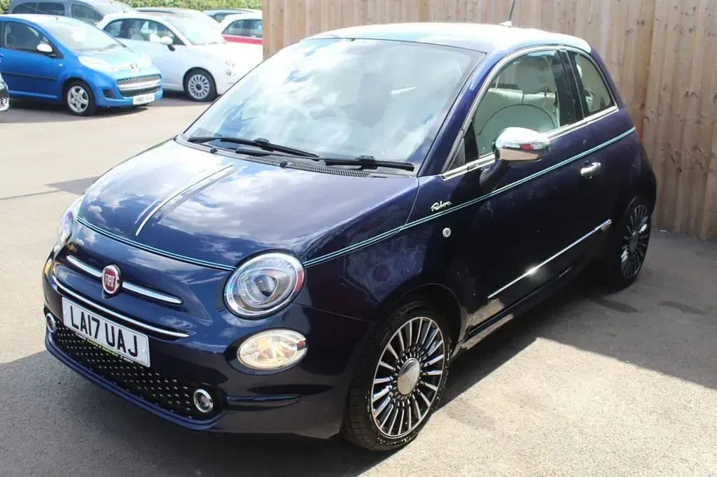 Used Fiat 500 Riva 85 HP (62 kW) 2017 Blue Hatchback