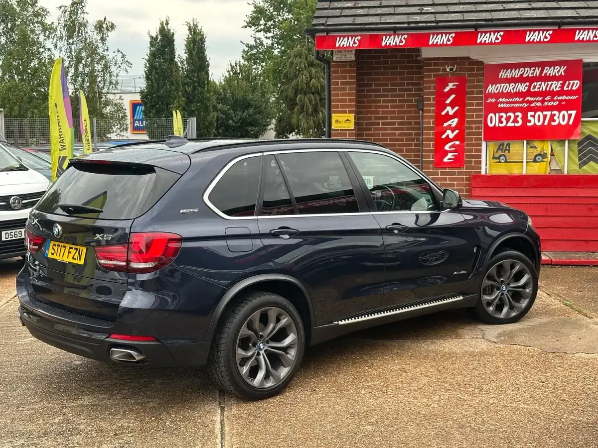 Used BMW X5 Impressive 313 HP (230 kW) 2017 Blue SUV