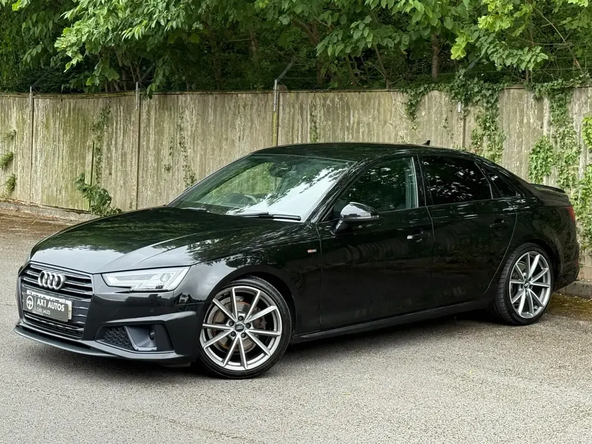 Used Audi A4 Black Edition 150 HP (110 kW) 2019 Black Sedan
