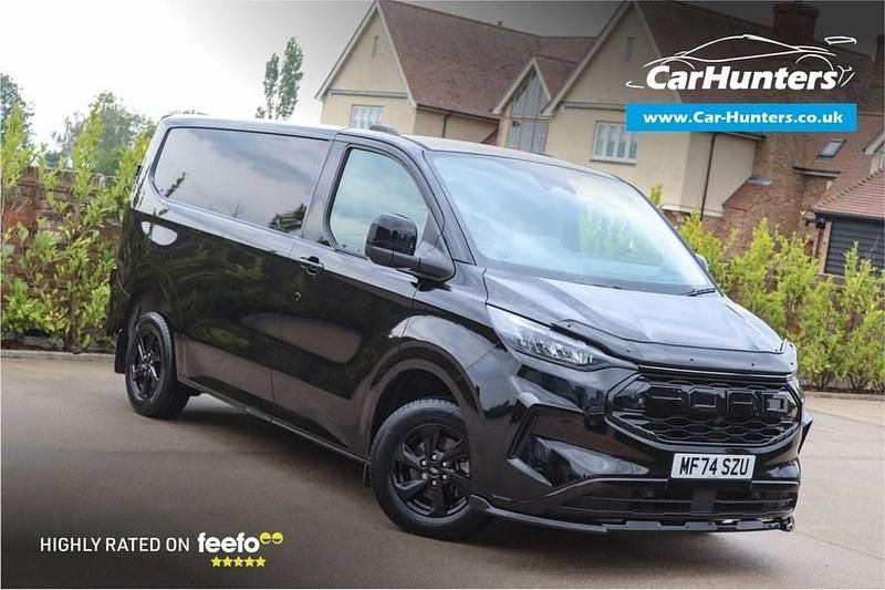 Black Used 2024 Ford Transit Custom Limited Van | £27,795 (Expensive) - Image 1/4