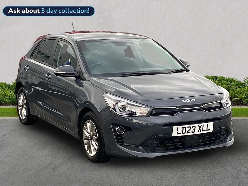 Grey Used 2023 Kia Rio 2 Hatchback | £15,472 (Fair price) - Image 1/4