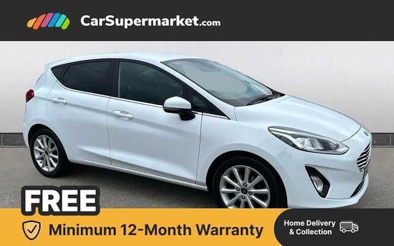 Used Ford Fiesta Titanium 125 HP (91 kW) 2021 White Hatchback